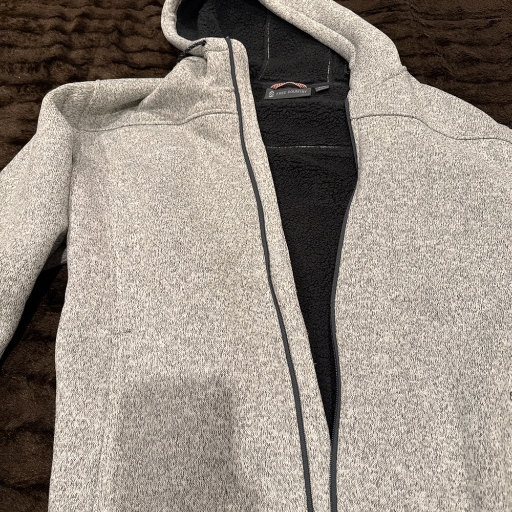 Free Country Charcoal Fleece Jacket